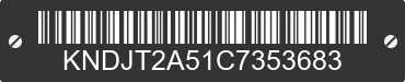2012 KIA Soul KNDJT2A51C7353683 VIN decoded
