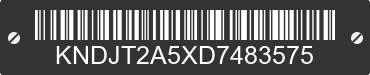 2013 KIA Soul KNDJT2A5XD7483575 VIN decoded