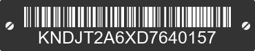 2013 KIA Soul KNDJT2A6XD7640157 VIN decoded