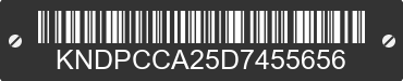 2013 KIA Sportage KNDPCCA25D7455656 VIN decoded