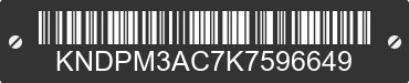 2019 KIA Sportage KNDPM3AC7K7596649 VIN decoded