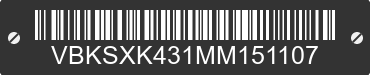 2021 KTM Closed Course Competition VBKSXK431MM151107 VIN decoded