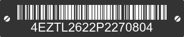 2023 KZ-RV Connect 4EZTL2622P2270804 VIN decoded