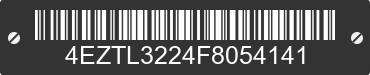2015 KZ-RV Connect 4EZTL3224F8054141 VIN decoded