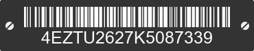 2019 KZ-RV Sportsmen 4EZTU2627K5087339 VIN decoded