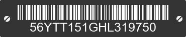 2017 LANCE CAMPER Lance Camper 56YTT151GHL319750 VIN decoded