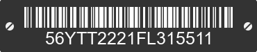 2015 LANCE CAMPER Lance Camper 56YTT2221FL315511 VIN decoded