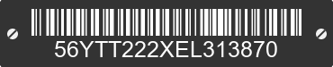 2014 LANCE CAMPER Lance Camper 56YTT222XEL313870 VIN decoded