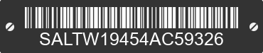 2004 LAND ROVER Discovery SALTW19454AC59326 VIN decoded