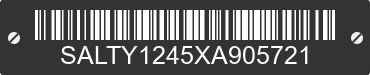 1999 LAND ROVER Discovery SALTY1245XA905721 VIN decoded