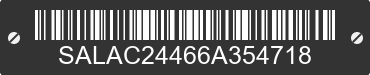 2006 LAND ROVER LR3 SALAC24466A354718 VIN decoded
