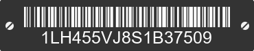 2025 LANDOLL CORPORATION 455B 1LH455VJ8S1B37509 VIN decoded