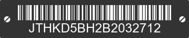 2011 LEXUS CT JTHKD5BH2B2032712 VIN decoded