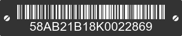 2019 LEXUS ES 58AB21B18K0022869 VIN decoded