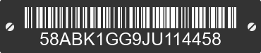2018 LEXUS ES 58ABK1GG9JU114458 VIN decoded