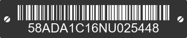2022 LEXUS ES 58ADA1C16NU025448 VIN decoded