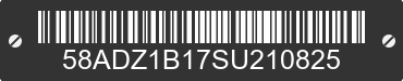 2025 LEXUS ES 58ADZ1B17SU210825 VIN decoded