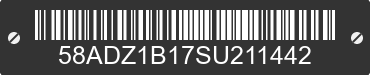 2025 LEXUS ES 58ADZ1B17SU211442 VIN decoded