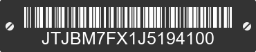 2018 LEXUS GX JTJBM7FX1J5194100 VIN decoded