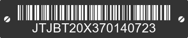 2007 LEXUS GX JTJBT20X370140723 VIN decoded
