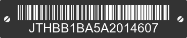 2010 LEXUS HS JTHBB1BA5A2014607 VIN decoded