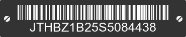2025 LEXUS IS JTHBZ1B25S5084438 VIN decoded