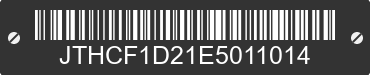 2014 LEXUS IS JTHCF1D21E5011014 VIN decoded
