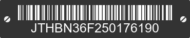 2005 LEXUS LS JTHBN36F250176190 VIN decoded
