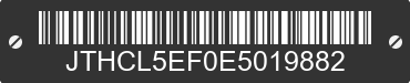 2014 LEXUS LS JTHCL5EF0E5019882 VIN decoded