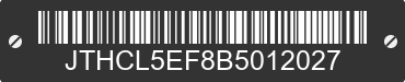 2011 LEXUS LS JTHCL5EF8B5012027 VIN decoded