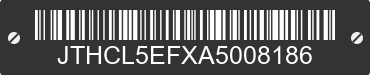 2010 LEXUS LS JTHCL5EFXA5008186 VIN decoded