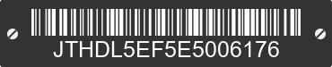 2014 LEXUS LS JTHDL5EF5E5006176 VIN decoded