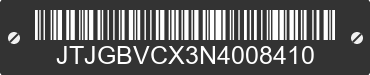 2022 LEXUS LX JTJGBVCX3N4008410 VIN decoded