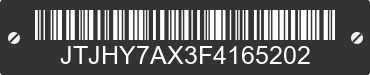 2015 LEXUS LX JTJHY7AX3F4165202 VIN decoded