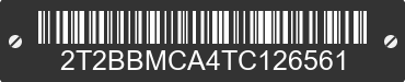 2026 LEXUS RX 2T2BBMCA4TC126561 VIN decoded