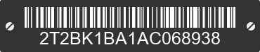 2010 LEXUS RX 2T2BK1BA1AC068938 VIN decoded