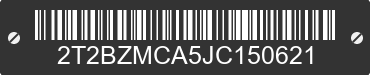 2018 LEXUS RX 2T2BZMCA5JC150621 VIN decoded