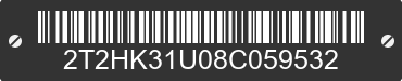 2008 LEXUS RX 2T2HK31U08C059532 VIN decoded