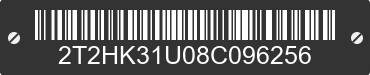 2008 LEXUS RX 2T2HK31U08C096256 VIN decoded