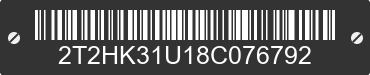 2008 LEXUS RX 2T2HK31U18C076792 VIN decoded
