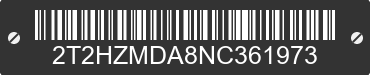 2022 LEXUS RX 2T2HZMDA8NC361973 VIN decoded