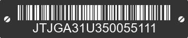 2005 LEXUS RX JTJGA31U350055111 VIN decoded