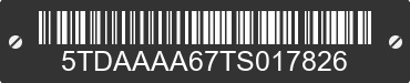 2026 LEXUS TX 5TDAAAA67TS017826 VIN decoded
