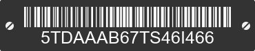 2026 LEXUS TX 5TDAAAB67TS46I466 VIN decoded