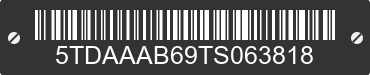 2026 LEXUS TX 5TDAAAB69TS063818 VIN decoded