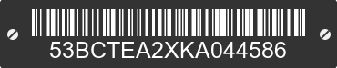 2019 LGS INDUSTRIES Cargo Express 53BCTEA2XKA044586 VIN decoded
