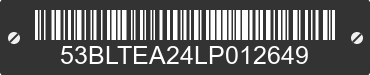 2020 LGS INDUSTRIES LOOK 53BLTEA24LP012649 VIN decoded