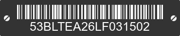 2020 LGS INDUSTRIES LOOK 53BLTEA26LF031502 VIN decoded