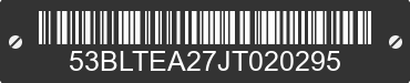 2018 LGS INDUSTRIES LOOK 53BLTEA27JT020295 VIN decoded
