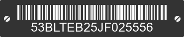 2018 LGS INDUSTRIES LOOK 53BLTEB25JF025556 VIN decoded